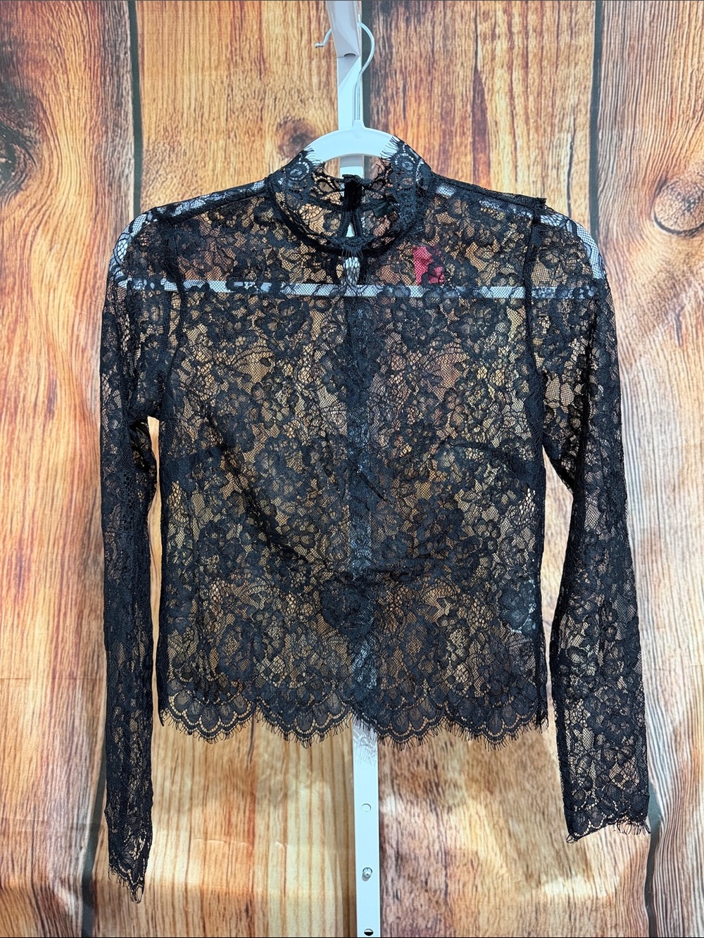 🚨(4/$10) Forever 21 Long Sleeve Lace Top Size S